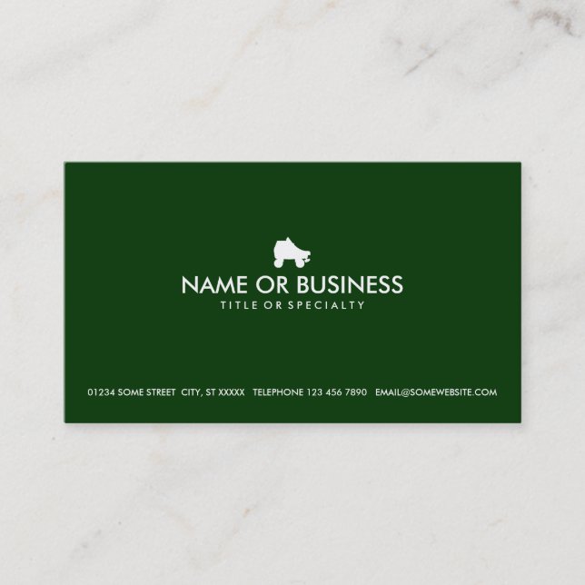 simple skate business card (Front)