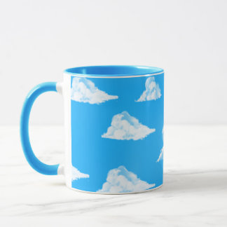 simple sky blue mug