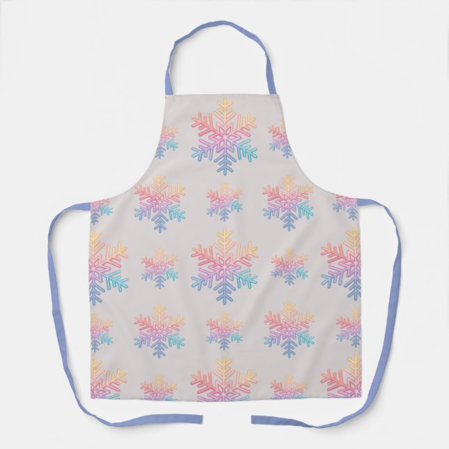 Simple Snowflake Apron (Front)