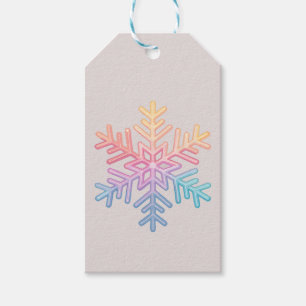 Simple Snowflake Gift Tags
