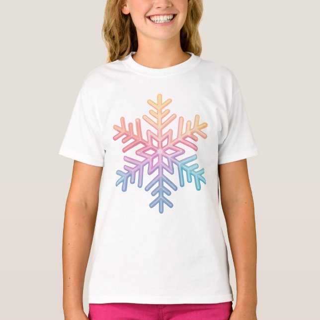 Simple Snowflake T-Shirt (Front)