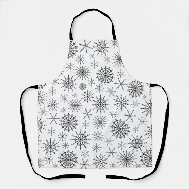 Simple Snowstorm Apron (Front)