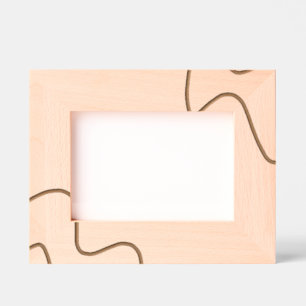Simple solid color add name text monogram etched frames