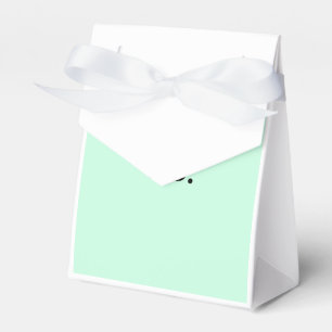 Simple solid colour add name text monog favour box