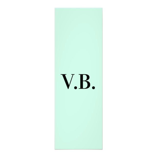Simple solid colour add name text monogram  photo print (Front)