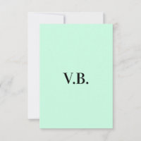 Simple solid colour add name text monogram