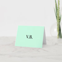 Simple solid colour add name text monogram