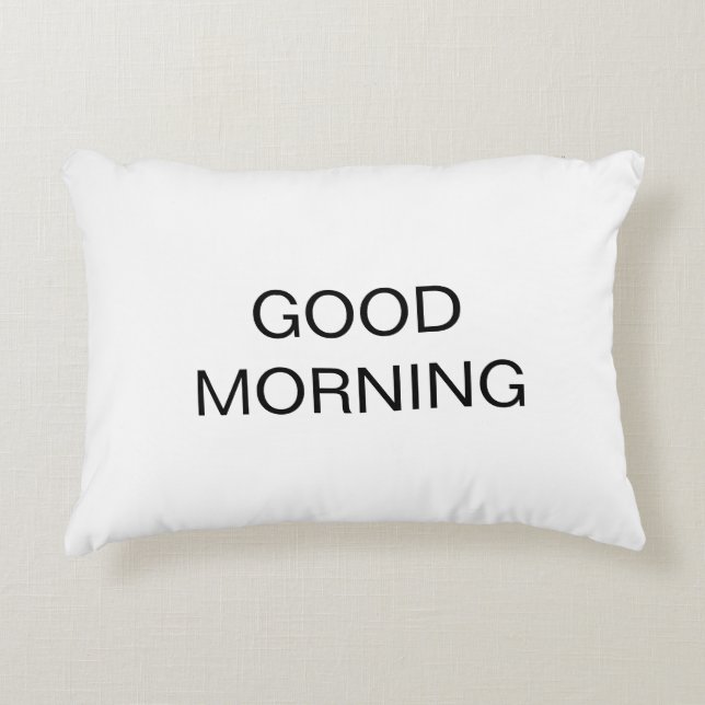Simple Solid Colour Personalised Throw Pillow (Front)