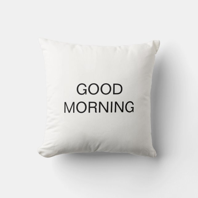 Simple Solid Colour Throw Pillow (Front)