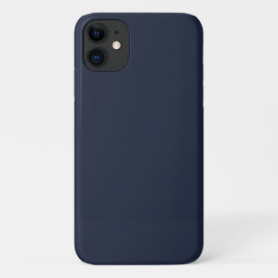 Simple Solid Navy Blue Case-Mate iPhone Case