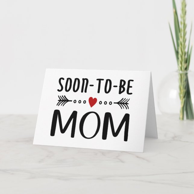 Simple Soon-to-be Mum Mother's Day | Greeting Card (Front)