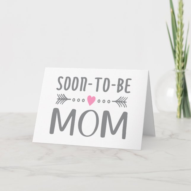 Simple Soon-to-be Mum Mother's Day | Greeting Card (Front)