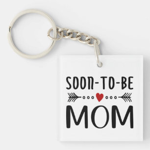 Simple Soon-to-be Mum Mother's Day   Keychain