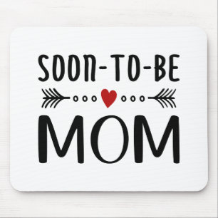 Simple Soon-to-be Mum Mother's Day Mousepad