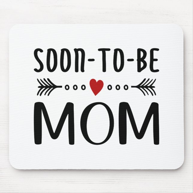 Simple Soon-to-be Mum Mother's Day | Mousepad (Front)
