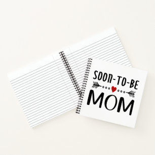 Simple Soon-to-be Mum Mother's Day Notebook