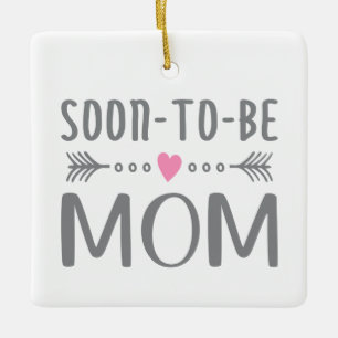 Simple Soon-to-be Mum Mother's Day   Ornament
