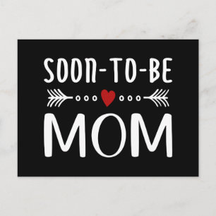 Simple Soon-to-be Mum Mother's Day Postcard