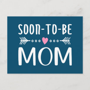 Simple Soon-to-be Mum Mother's Day Postcard