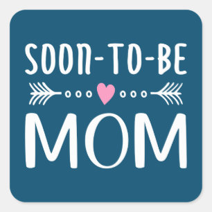 Simple Soon-to-be Mum Mother's Day Sticker