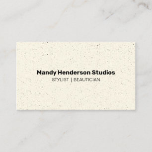Simple Speckled Business Card