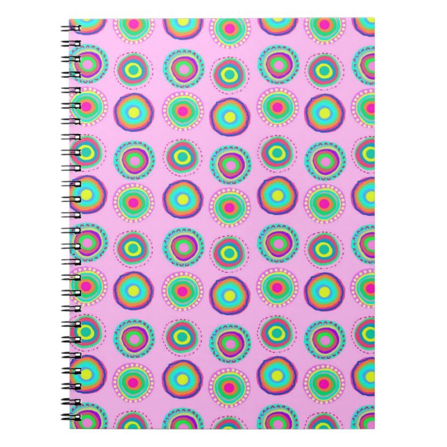 Simple Spots Spiral Notebook (Front)