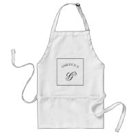 Simple Square Logo Monogram Kitchen