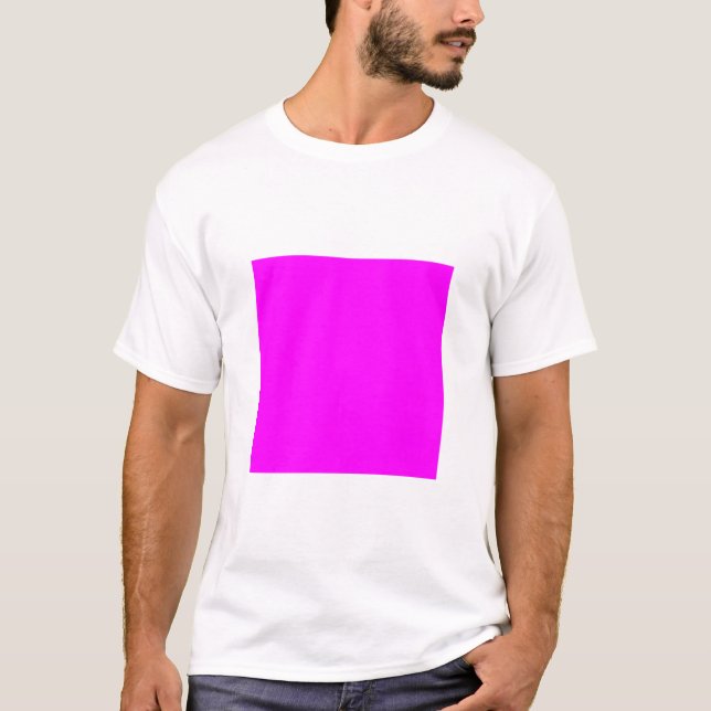 Simple Square - Magenta T-Shirt (Front)