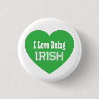 Simple St. Patrick's Day Green I Love Being Irish
