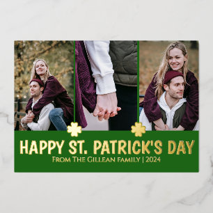 Simple St. patrick's day Shamrocks family 3 photo