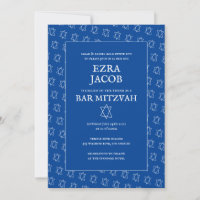 Simple Star of David Custom B'nai Bat Bar Mitzvah 