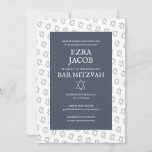 Simple Star of David Custom B'nai Bat Bar Mitzvah  Invitation<br><div class="desc">Perfect card to announce a bar mitzvah, bat mitzvah or other Jewish celebration! Hand made art for you! FULLY CUSTOMIZABLE! Click on “Personalise” above to edit the text. Click "edit using design tool" to adjust the fonts, colours and placements and to delete the back side design if you prefer. Also...</div>