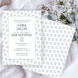 Simple Star of David Custom B'nai Bat Bar Mitzvah  Invitation<br><div class="desc">Perfect card to announce a bar mitzvah, bat mitzvah or other Jewish celebration! Hand made art for you! FULLY CUSTOMIZABLE! Click on “Personalise” above to edit the text. Click "edit using design tool" to adjust the fonts, colours and placements and to delete the back side design if you prefer. Also...</div>