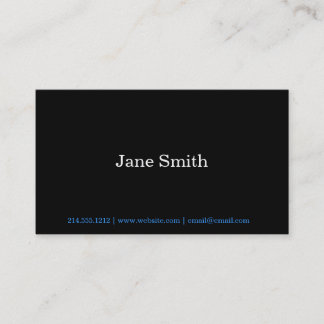 Simple Statement Business Cards