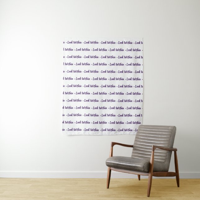 Simple Step and Repeat Look Within Custom Tapestry (In Situ)