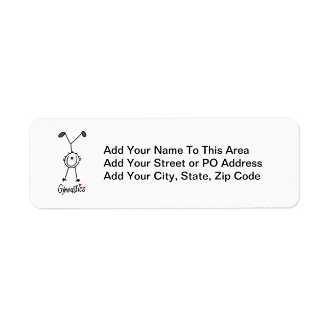 Simple Stick Figure Gymnast (Front)
