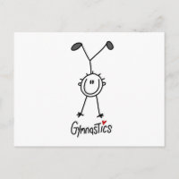 Simple Stick Figure Gymnast