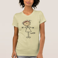 Simple Stick Figure Nurse T-shirts and Gifts
