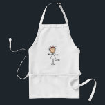 Simple Stick Figure Nurse T-shirts and Gifts Standard Apron<br><div class="desc">An adorable nurse design featuring a simple stick figure nurse on nurse T-shirts,  mugs,  cards,  stickers,  tote bags,  and other items great for RNs,  LPNs,  ER nurses,  paediatrics nurses,  and future nurses!</div>