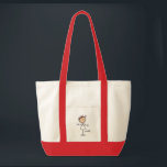 Simple Stick Figure Nurse T-shirts and Gifts Tote Bag<br><div class="desc">An adorable nurse design featuring a simple stick figure nurse on nurse T-shirts,  mugs,  cards,  stickers,  tote bags,  and other items great for RNs,  LPNs,  ER nurses,  paediatrics nurses,  and future nurses!</div>