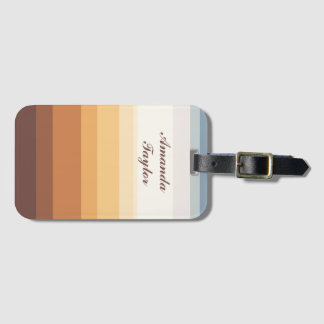 Simple stiped Luggage Tag