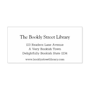 Simple Street Library Self-inking Stamp