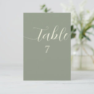 Simple String Lights Sage Green Wedding Invitation
