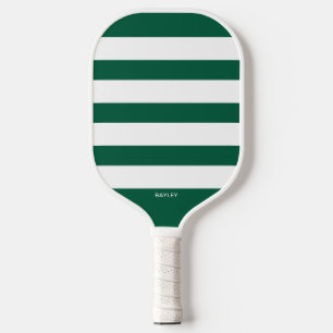 Simple Stripes, Any Colour, Custom Monogram Name Pickleball Paddle