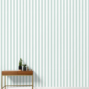 Simple Stripes - Light Teal Wallpaper