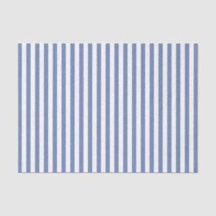 Simple Stripes Pattern Blue White Geometric Tissue Paper
