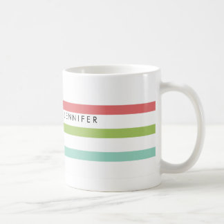 Simple Stripes Personalised Mug