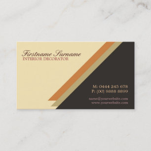 Simple Stylish Architect Decor w/ Logo Business Ca Card