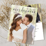 Simple Stylish Best Day Ever Photo Thank You Card<br><div class="desc">Simple Stylish Best Day Ever Wedding Photo Thank You Card</div>