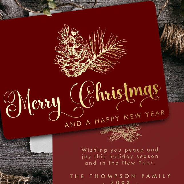 Simple Stylish Botanical Merry Christmas Script (Creator Uploaded)